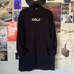📀Black Golf Logo Hoodie📀